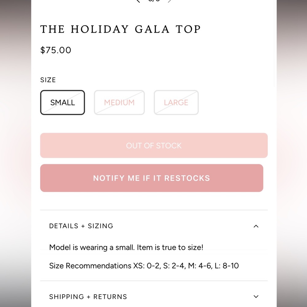 Shop The Muse The Holiday Gala Top Black Small BNWT - Picture 4 of 12